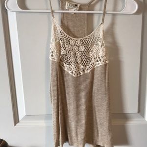 semi-cropped tank top